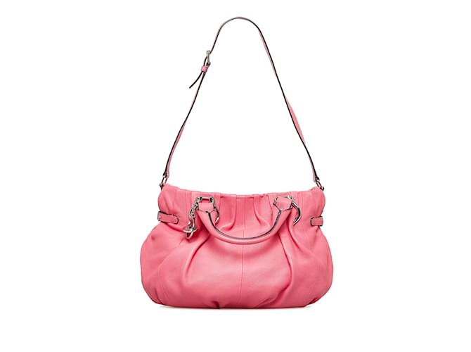 Cartable en cuir rose Céline  ref.1212764