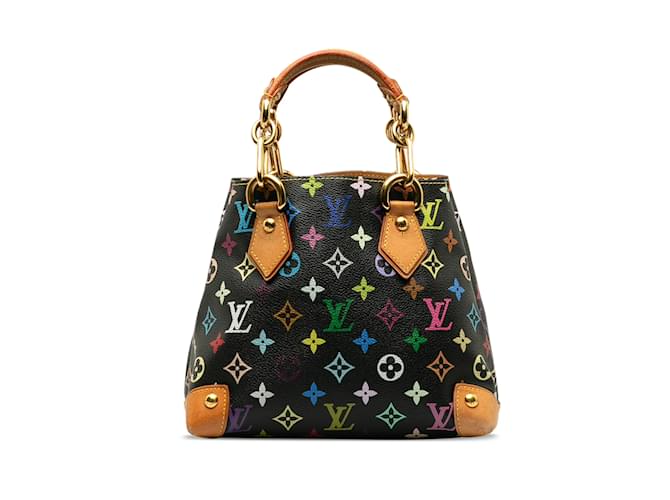 Schwarze Audra-Handtasche mit mehrfarbigem Louis Vuitton-Monogramm Leinwand  ref.1212942