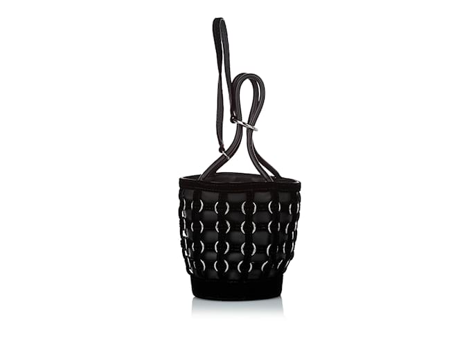 Black Alexander Wang Roxy Leather Bucket Bag  ref.1213124