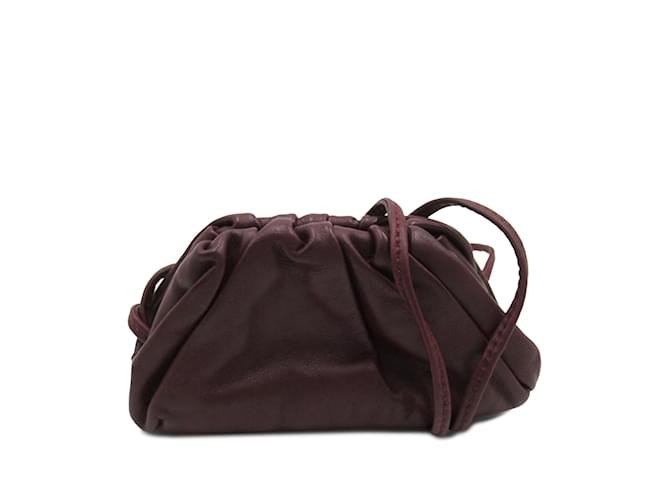 Red Bottega Veneta The Mini Pouch Crossbody Bag Leather  ref.1213217