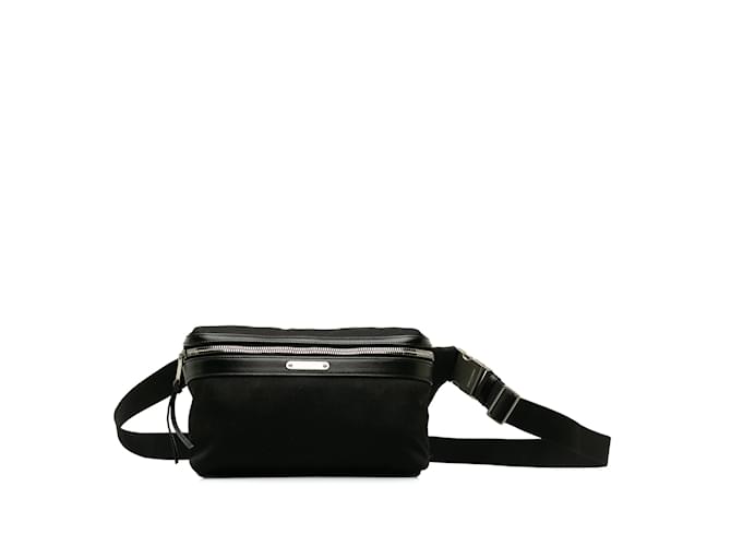 Black Saint Laurent City Belt Bag Leather  ref.1213251