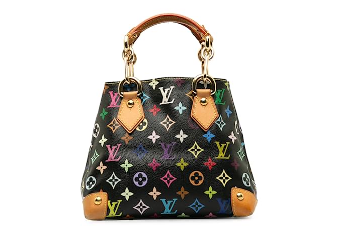 Schwarze Audra-Handtasche mit mehrfarbigem Louis Vuitton-Monogramm Leder  ref.1213261