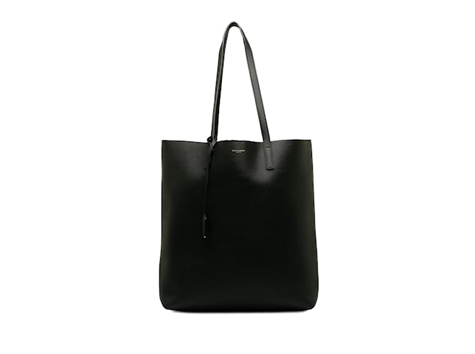 Black Saint Laurent North/South Shopping Tote Leather  ref.1213265