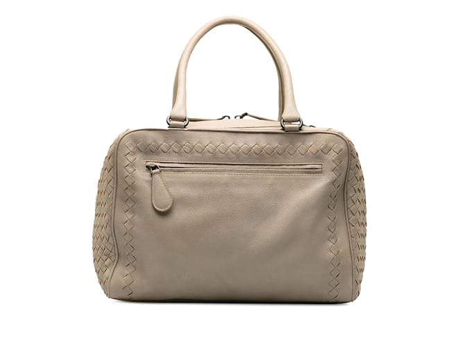 Beige Bottega Veneta Intrecciato Handbag Leather  ref.1213292