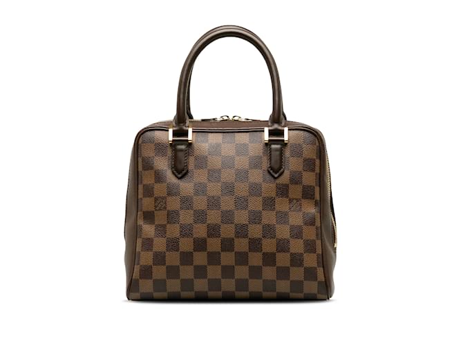 Bolsa Louis Vuitton Damier Ebene Brera marrom Couro  ref.1213495