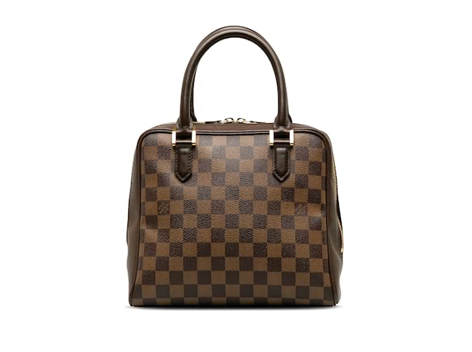 Brown Louis Vuitton Damier Ebene Brera handbag Leather  ref.1213495