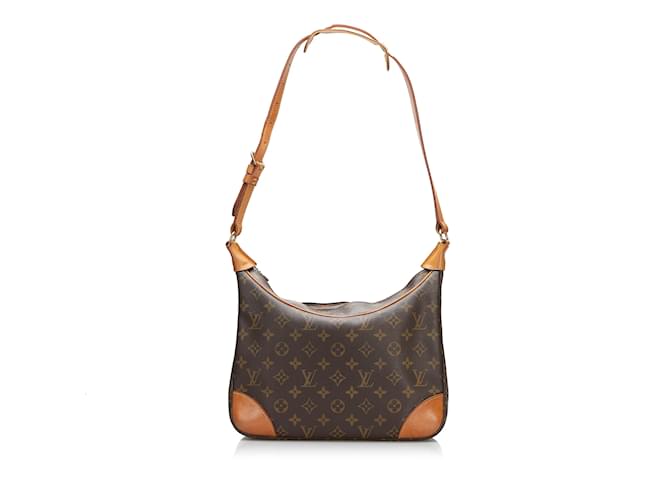 Brown Louis Vuitton Monogram Boulogne 30 Shoulder Bag Leather  ref.1213567