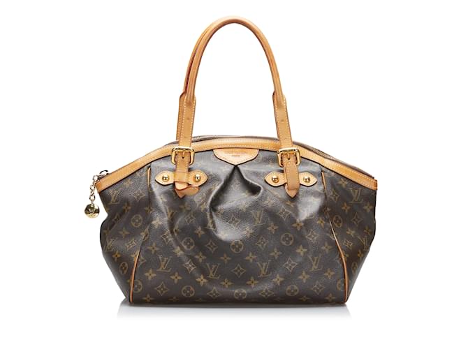 Brown Louis Vuitton Monogram Tivoli GM Shoulder Bag Leather  ref.1213574