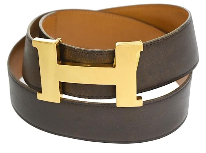 Hermès Hermes Brown Gold-plated  ref.1213599