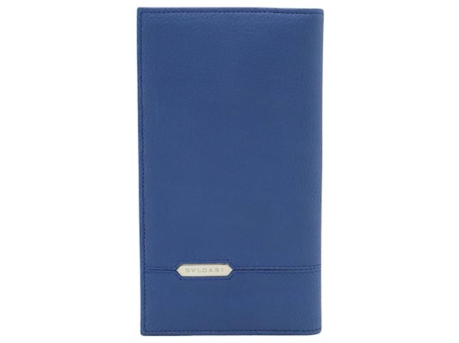 Bulgari Blue Leather  ref.1213696