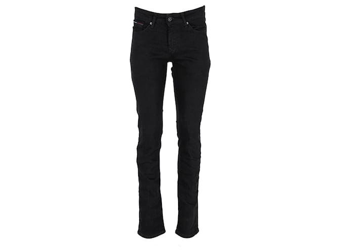 Tommy Hilfiger Mens Scanton Slim Fit Jeans Black Cotton  ref.1213734