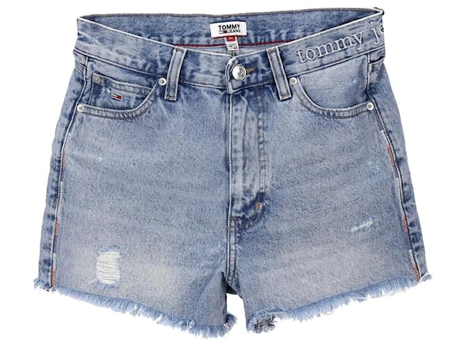 Tommy Hilfiger Shorts vaqueros de puro algodón para mujer Azul  ref.1213758