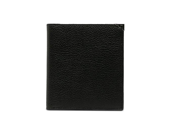 Salvatore Ferragamo Leather Bifold Wallet  228104 Black Pony-style calfskin  ref.1213779