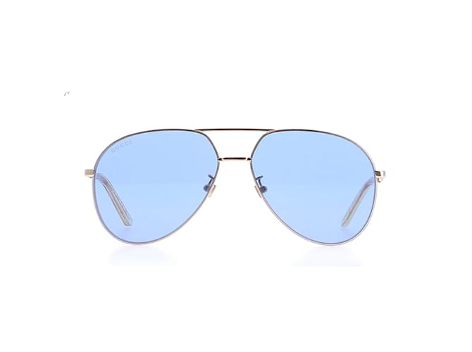 GUCCI Sonnenbrille T.  Metall Blau  ref.1213866