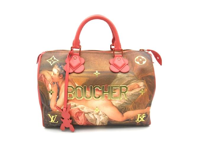 Louis Vuitton Boucher Speedy 30 M43353 Pink Leinwand  ref.1213884