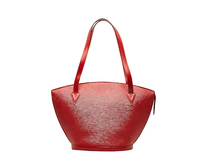 Louis Vuitton Epi  Saint Jacques Long Strap M52267 Red Leather  ref.1213901
