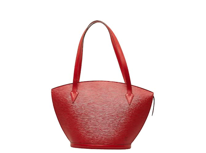Louis Vuitton Epi  Saint Jacques Long Strap M52267 Red Leather  ref.1213910
