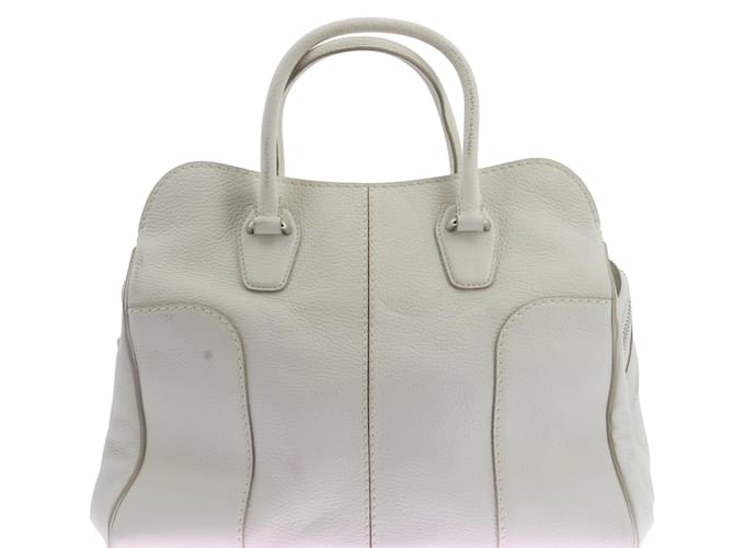 TOD'S  Handbags T.  leather White  ref.1214056