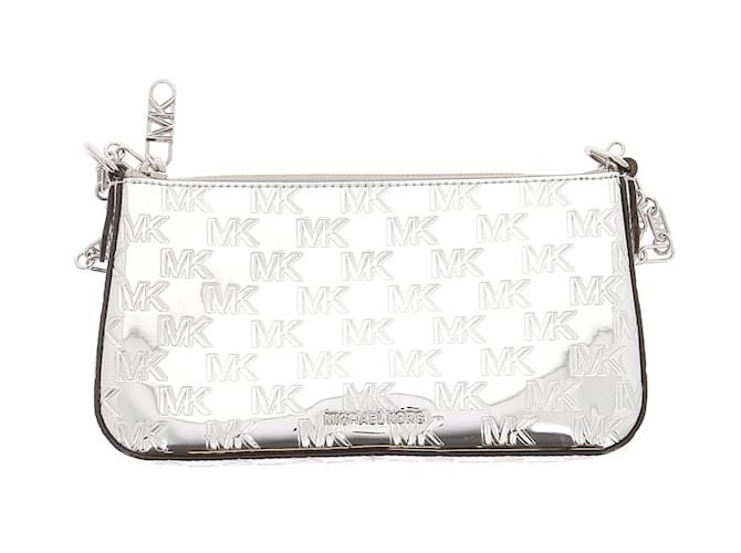 MICHAEL KORS  Handbags T.  Patent leather Silvery  ref.1214078