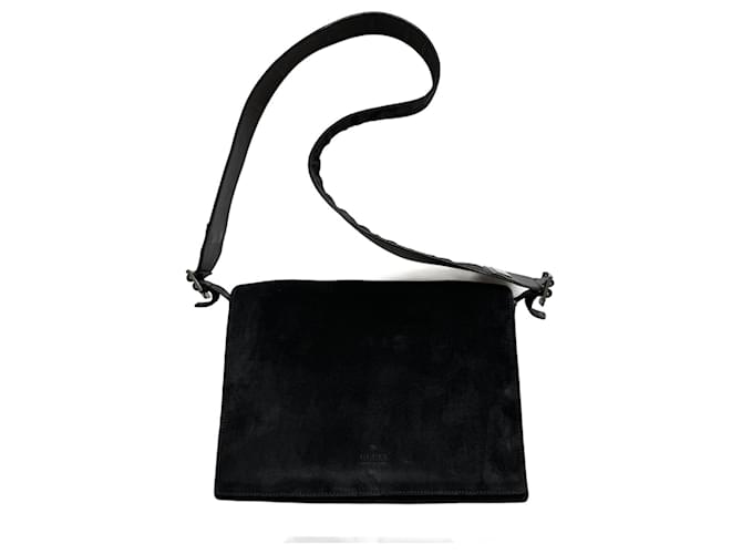 Gucci Handbags Black Suede  ref.1214143