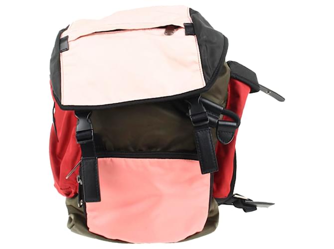 Burberry Multi Colorblock Nylon Backpack Multiple colors Cloth  ref.1214185