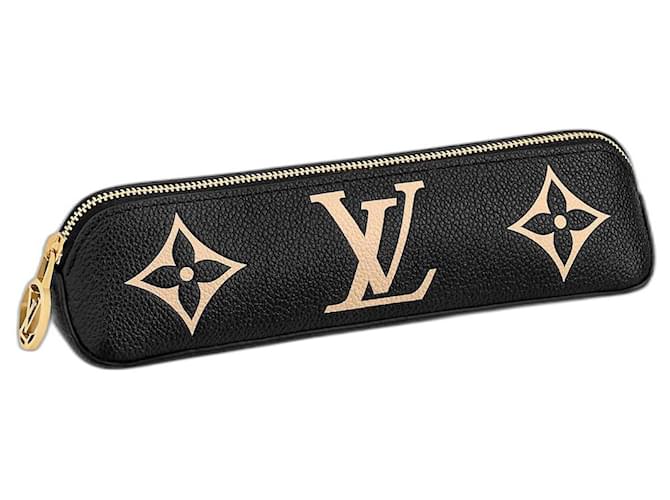Louis Vuitton LV Pencil pouch empreinte new Black Leather  ref.1214391