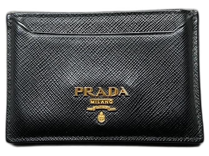 Prada Purses, wallets, cases Black Leather  ref.1214427