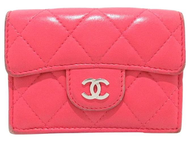 Timeless Chanel Classic Flap Pink Leather  ref.1214454