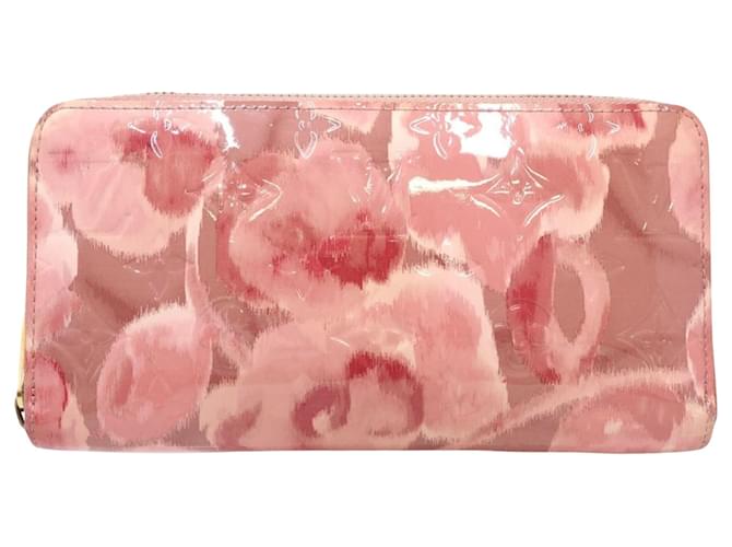 Louis Vuitton Zippy Wallet Pink Patent leather  ref.1214522