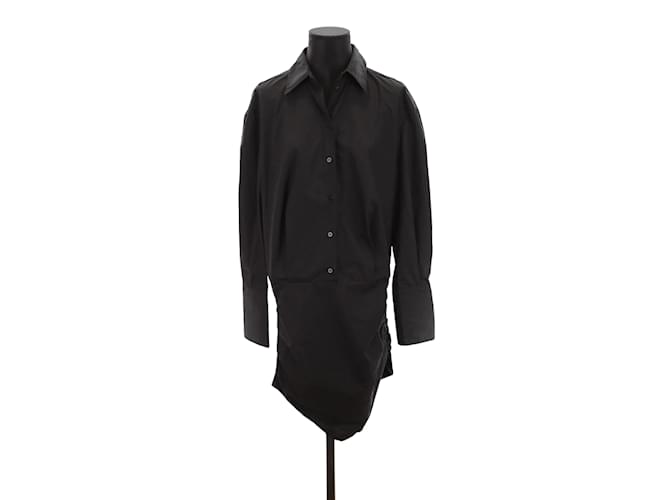 Attico Robe en coton Noir  ref.1214540