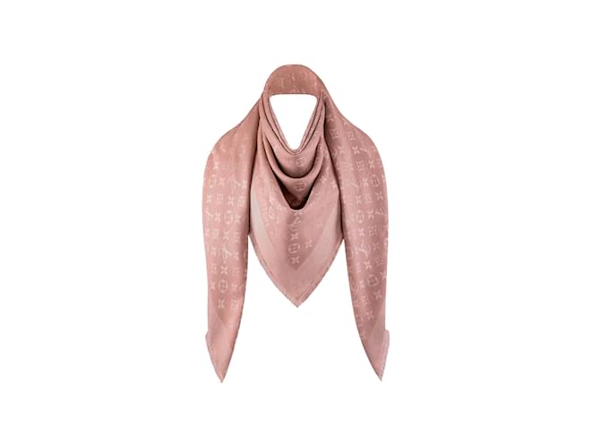 Klassischer Schal mit Louis Vuitton-Monogramm Pink  ref.1214562