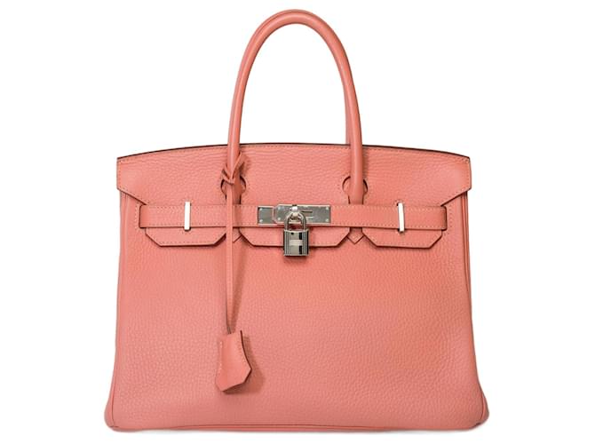 Hermès HERMES BIRKIN Tasche 30 aus rosafarbenem Leder - 101730 Pink  ref.1214567