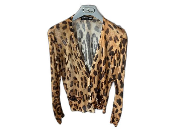 Dolce & Gabbana Strickjacke Karamell 
