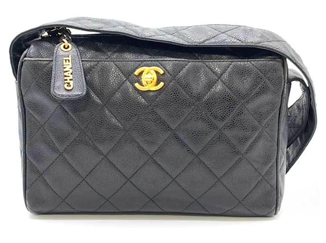 Timeless Chanel Black Leather  ref.1214651
