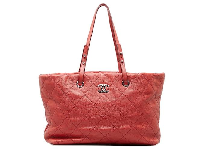Chanel - Pink Leather  ref.1214740