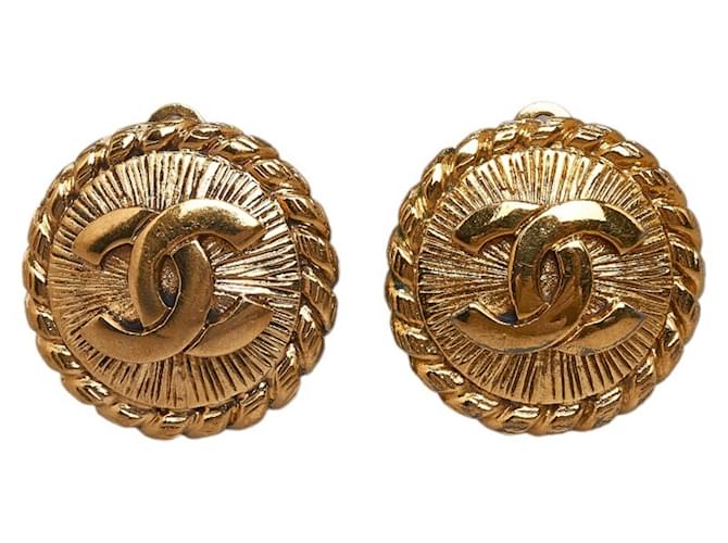 Chanel-Logo CC Golden Vergoldet  ref.1214748