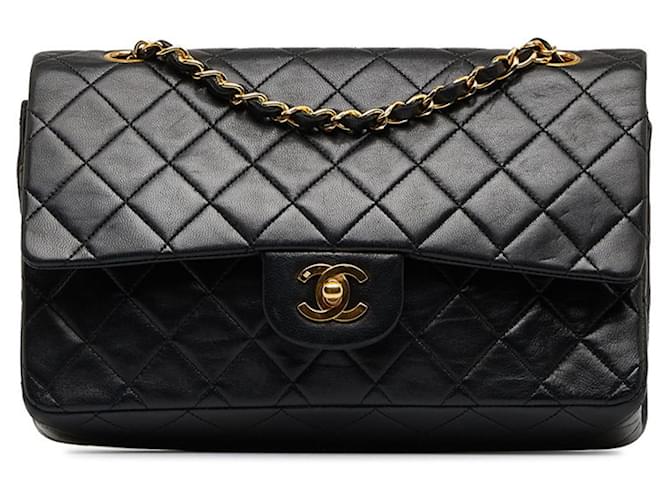 Timeless Chanel Black Leather  ref.1214751