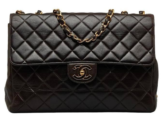 Timeless Chanel Black Leather  ref.1214752