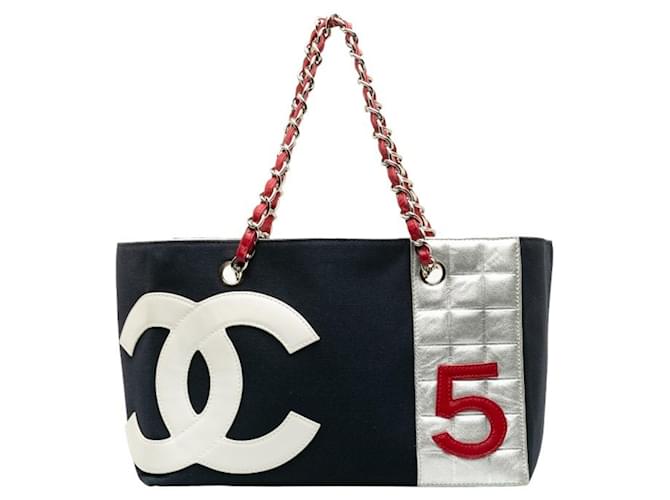 Timeless Chanel Cabas Negro Lienzo  ref.1214770