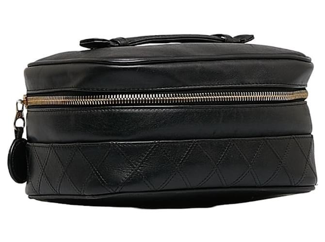 Chanel Vanity Black Leather  ref.1214782