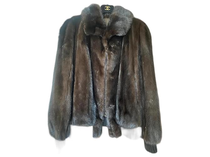 Autre Marque Mink jacket Brown Fur  ref.1214802