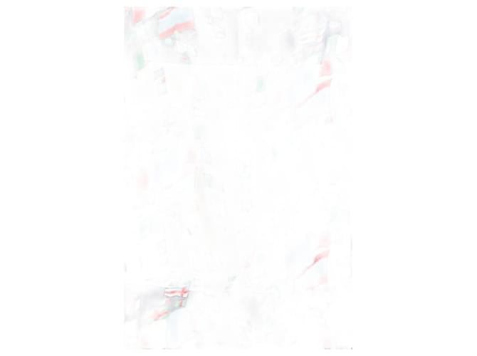 Saint Laurent Bufanda cuadrada de seda Multicolor  ref.1214948