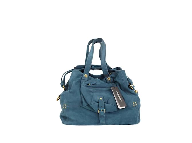 Jerome Dreyfuss Billy leather handbag Blue  ref.1214954