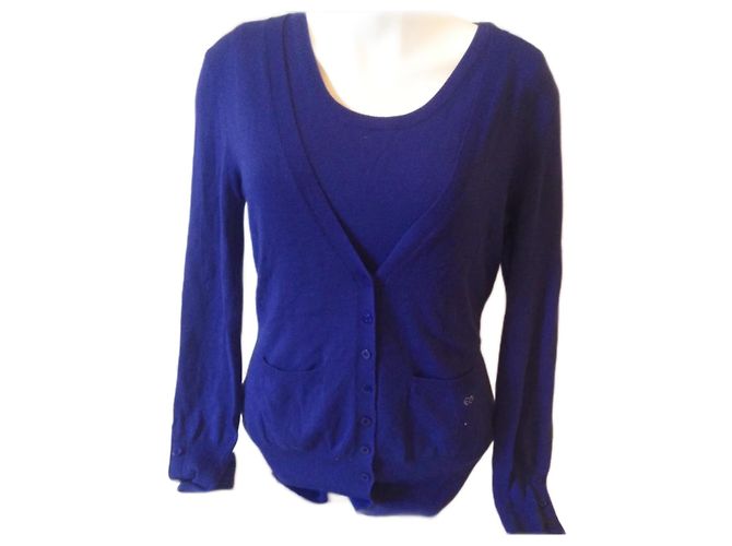 ESCADA Strickwaren T.International S Baumwolle Blau 