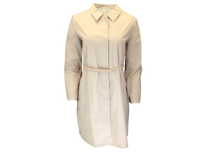 Autre Marque Jil Sander Khaki Belted Cotton Trench Coat Beige  ref.1214983