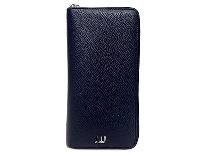 Alfred Dunhill Dunhill - Navy blue Leather  ref.1215170