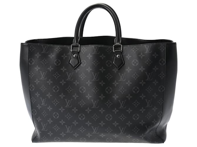 Louis Vuitton Grand sac eclipse Black Cloth  ref.1215175