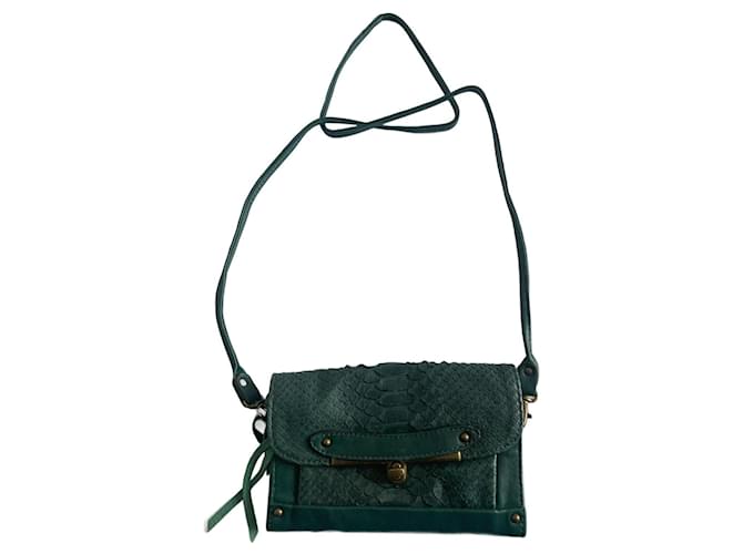 Abaco Handbags Olive green Exotic leather  ref.1215193