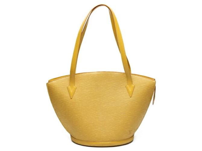 Louis Vuitton Saint Jacques Yellow Leather  ref.1215237