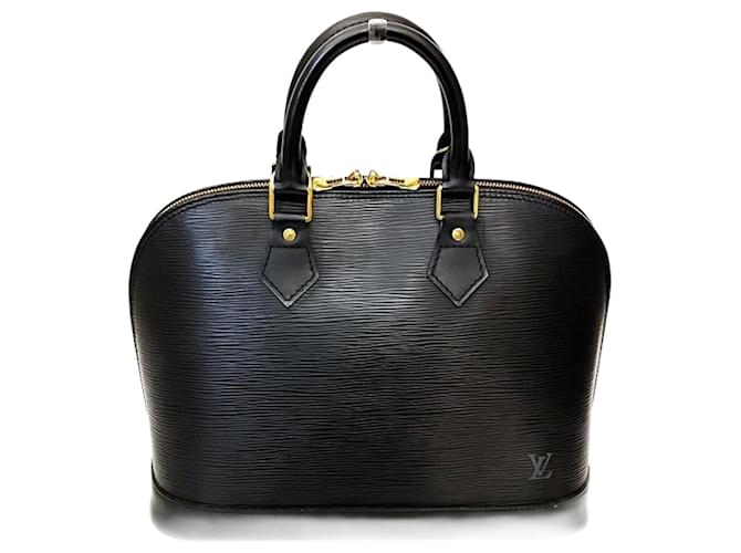 Louis Vuitton Alma Black Leather  ref.1215312